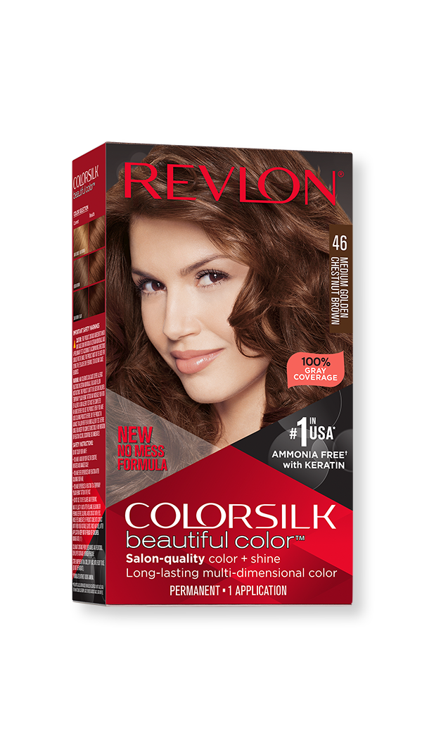 Colorsilk Beautiful Color™ Permanent Hair Dye : Medium Golden Chestnut ...