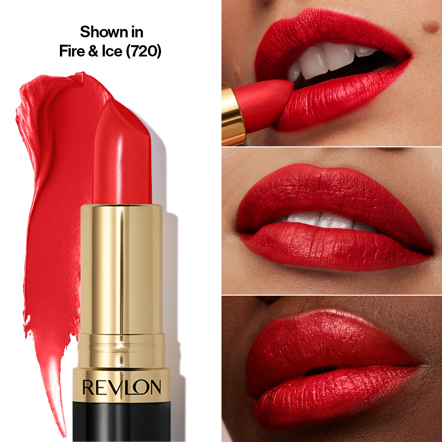 Bliv oppe build deres Super Lustrous™ Lipstick - With Moisturizing Formula! - Revlon