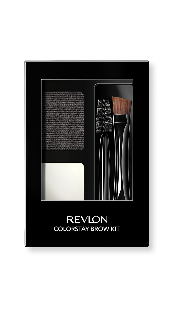 revlon eye colorstay brow kit soft black 