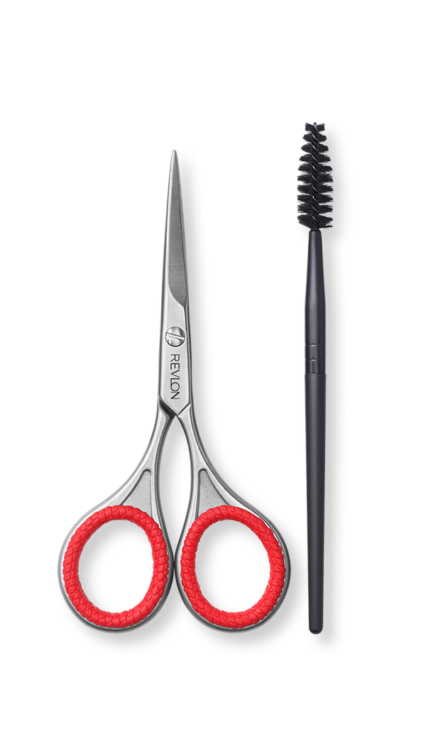 Equate Beauty Brow Scissors & Brush Unisex 2 Pieces 