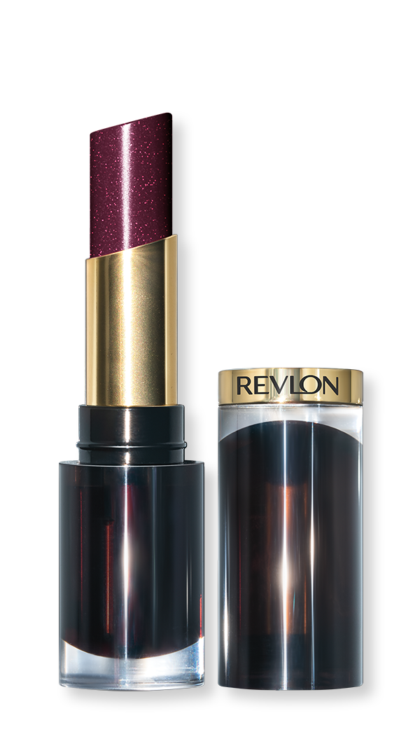 Revlon Super Lustrous Glass Shine Lipstick Black Cherry Hero 9x16